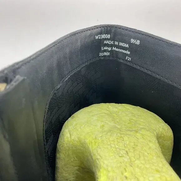 Cole Haan Black Leather Tall Knee-High Quilted Riding Boots Women's Size 9.5 - Picture 4 of 6